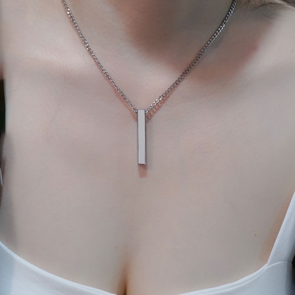 Pilaar ketting met gravure