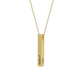 Collier Barre 3D Gravé - Élégance personnalisée