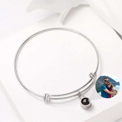 Bracciale memoria personalizzato con foto 