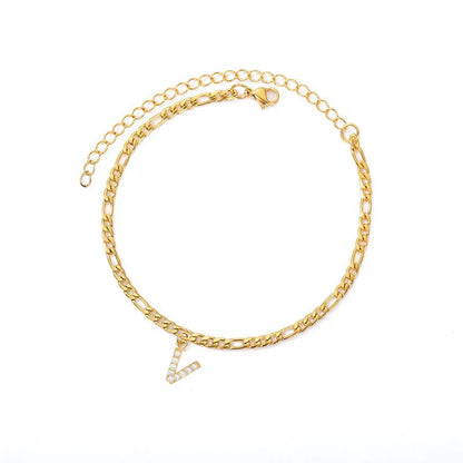 Bracelet avec initiale personnalisée – Élégance sur mesure